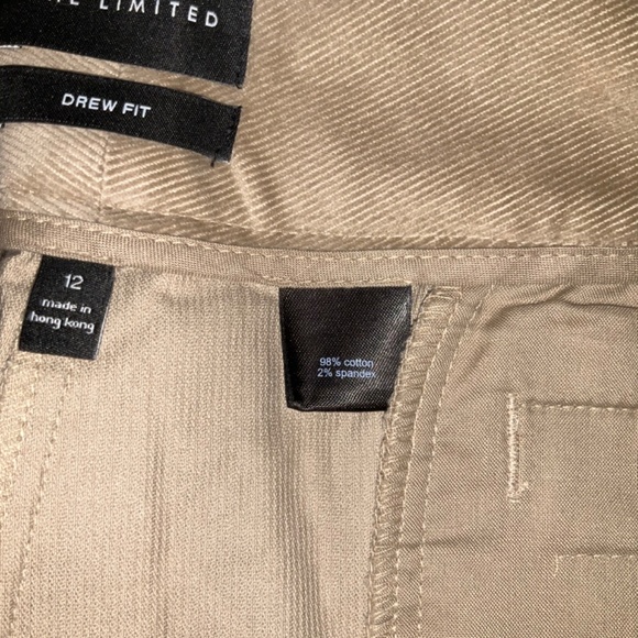 The Limited Drew Fit Corduroy Pant In Oatmeal Ultra Soft and Super Flattering - Picture 10 of 14